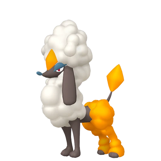 Furfrou (Diamond) Pokédex artwork