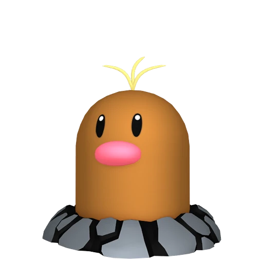 Diglett (Alola) Pokédex artwork
