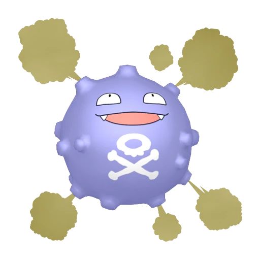 Koffing Pokédex artwork