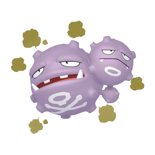 Weezing Pokédex artwork