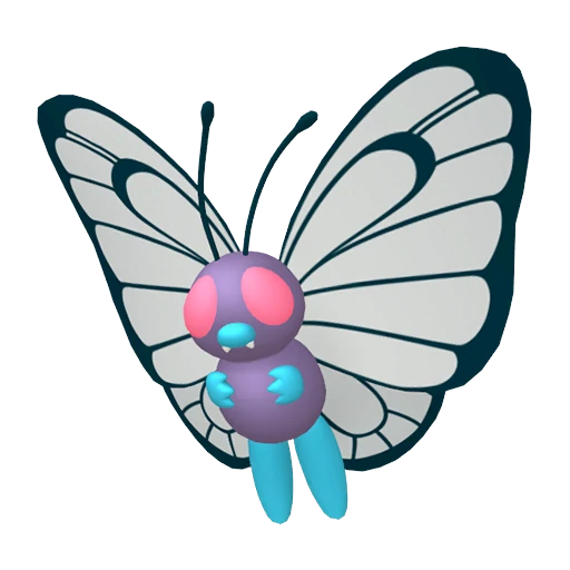 Butterfree Pokédex artwork
