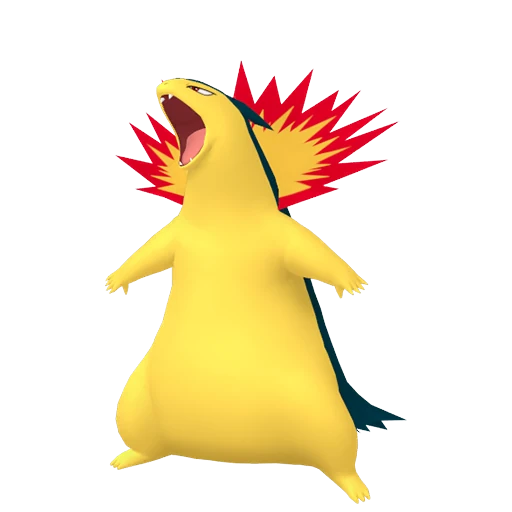 Typhlosion Pokédex artwork