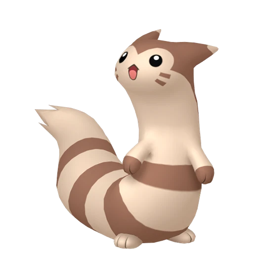 Furret Pokédex artwork