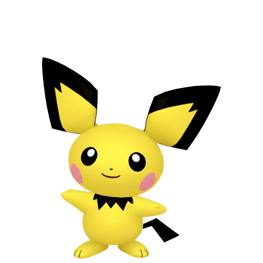 Pichu Pokédex artwork