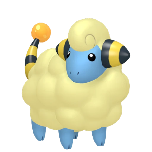Mareep Pokédex artwork