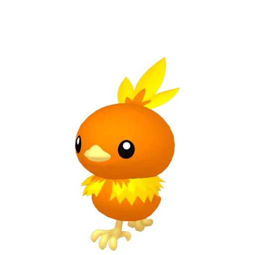 Torchic Pokédex artwork