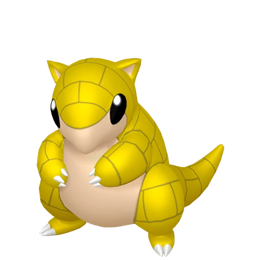 Sandshrew Pokédex artwork