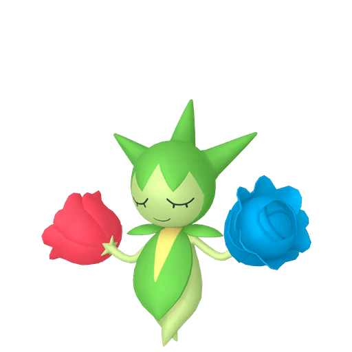 Roselia Pokédex artwork