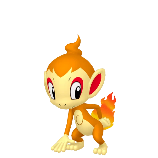 Chimchar Pokédex artwork