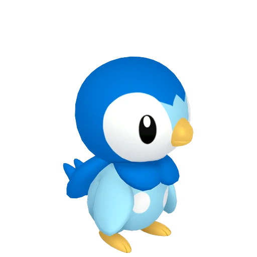 Piplup Pokédex artwork