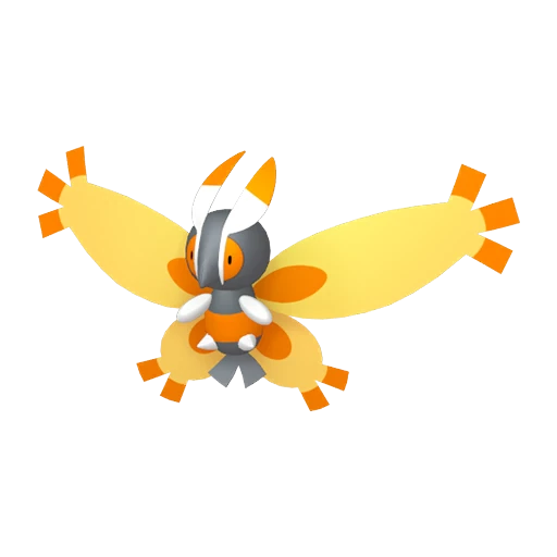 Mothim Pokédex artwork