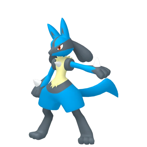 Lucario Pokédex artwork