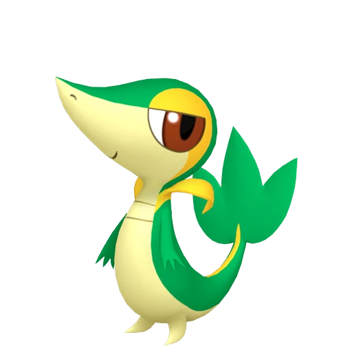 Snivy Pokédex artwork