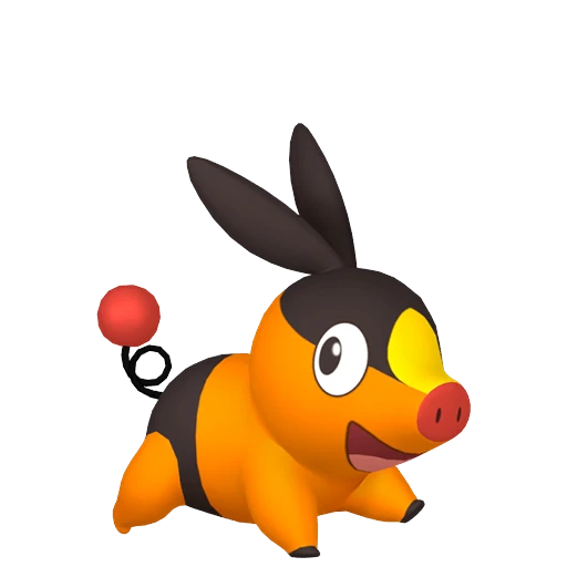 Tepig Pokédex artwork