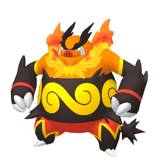 Emboar Pokédex artwork