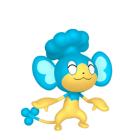 Panpour Pokédex artwork