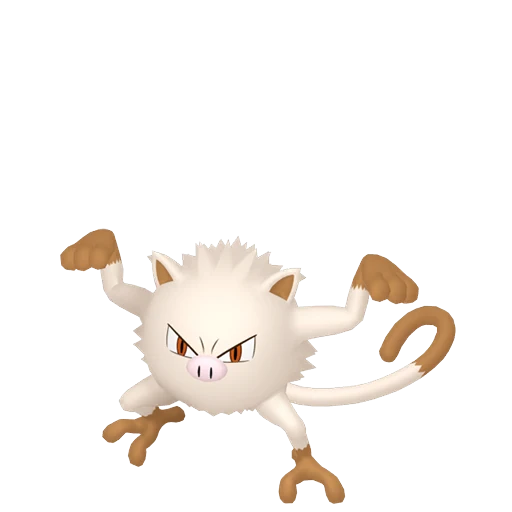 Mankey Pokédex artwork