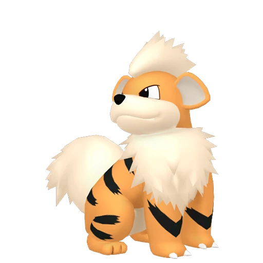 Growlithe Pokédex artwork