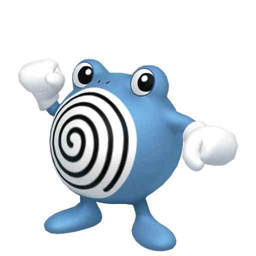 Poliwhirl Pokédex artwork