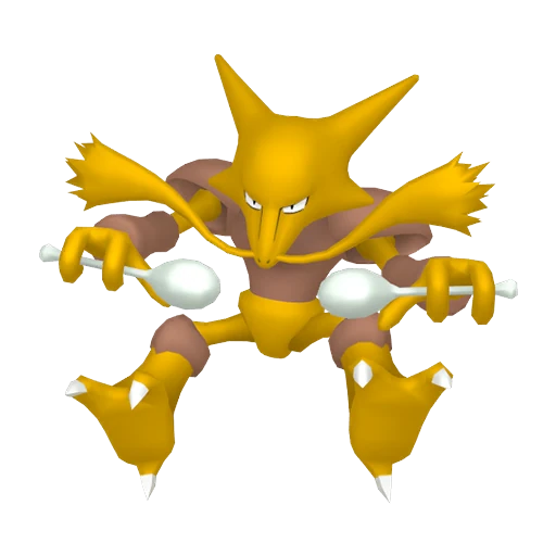 Alakazam Pokédex artwork