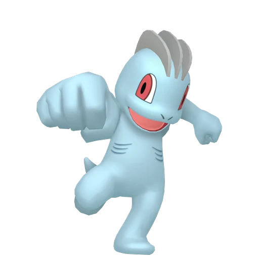 Machop Pokédex artwork