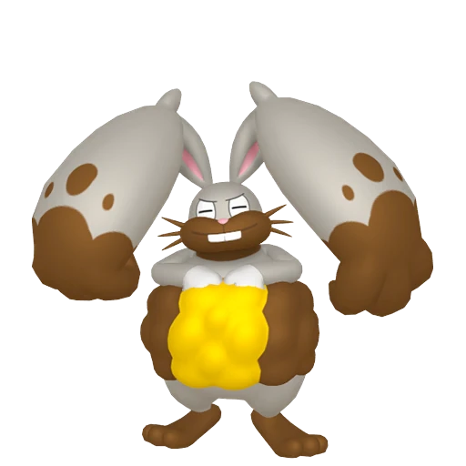 Diggersby Pokédex artwork