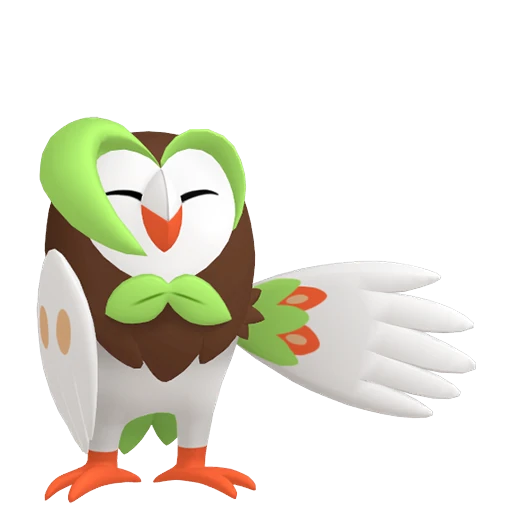 Dartrix Pokédex artwork