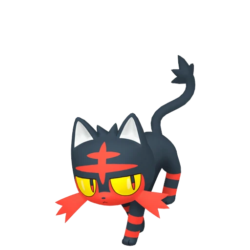 Litten Pokédex artwork