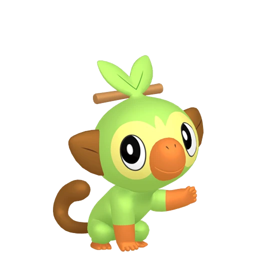 Grookey Pokédex artwork