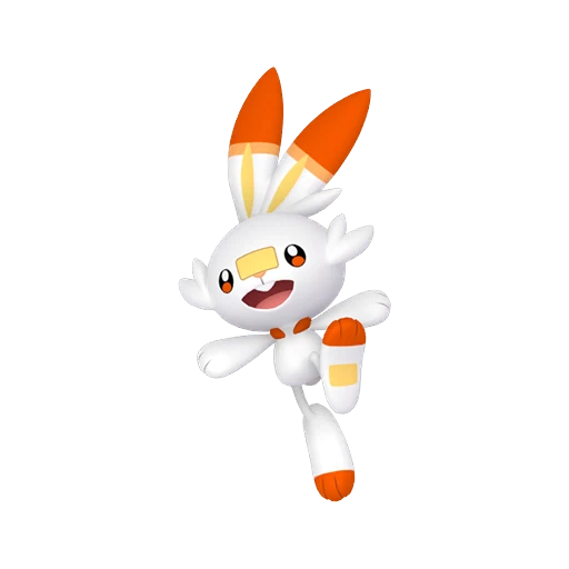 Scorbunny Pokédex artwork