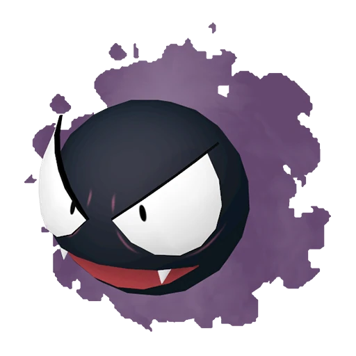 Gastly Pokédex artwork